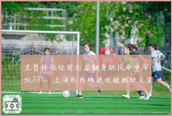 王哲林低位背打后翻身跳投命中率仅33%，上海队内线进攻被批缺乏变化